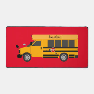 Tapis et sous-tapis de bureau pour enfants d'autob