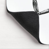 Tapis foncé de souris de cyborg de Sci fi (Coin)