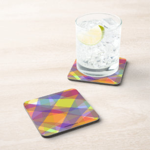 Tapis géométrique léger - Dessous de verre en plas