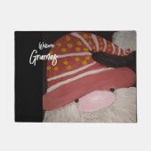 Tapis gnome de bienvenue (Devant)