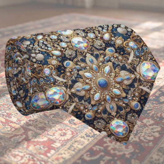 Tapis indien de luxe designer | Faux col cravate e