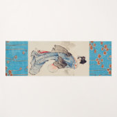 Tapis JAPONAIS de YOGA de FEMMES de HOKUSAI (Devant (Horizontal))