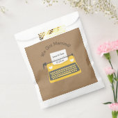 Tapis Jaune Customisé mariage Favor Sacs (Scellé)