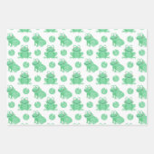 Tapis Lily de grenouilles Enveloppement de papier  (Devant)