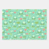 Tapis Lily de grenouilles Enveloppement de papier (Devant)