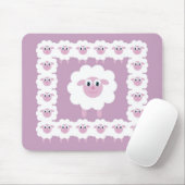 Tapis mignon de souris de moutons (Avec souris)