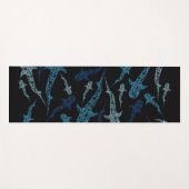 Tapis modelé de yoga de requin de baleine (Devant (Horizontal))