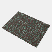 Tapis Motif Turquoise Brown (Incliné)
