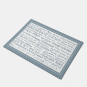 Tapis multilingue "Happy Holidays" (Incliné)