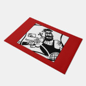 Tapis noir et rouge pour Biker Bro (Incliné)