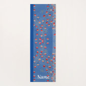 Tapis NOMMÉ FAIT SUR COMMANDE de YOGA de COLIBRI (Dos)