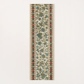 Tapis oriental antique Motif botanique coureur (Dos)