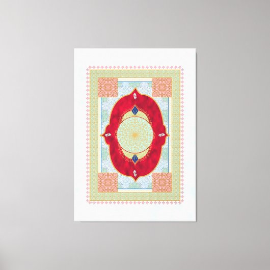 Tapis Oriental - Impression en toile (Recto)