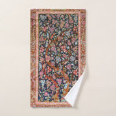 Tapis persan à motif floral oriental (Serviette à main)