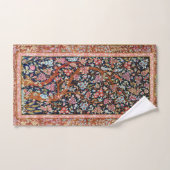 Tapis persan à motif floral oriental (Serviette à main)