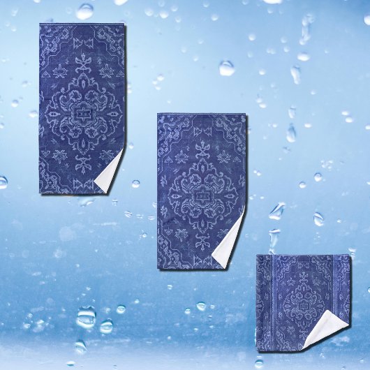 Tapis persan look bleu