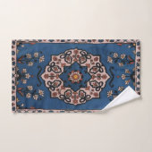 Tapis Persan Turc Bleu Oriental (Serviette à main)
