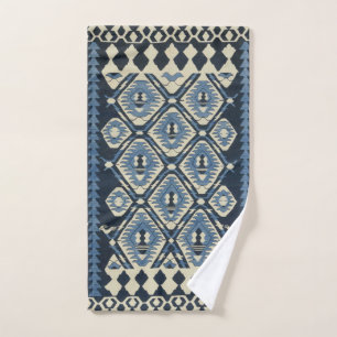 Tapis persan turc oriental bleu
