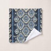 Tapis persan turc oriental bleu (Gant de toilette)