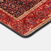 Tapis Perse Rouge De Mashhad Mat De Bureau (Coin)