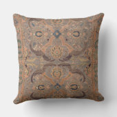 Tapis Persique antique Brown coussin beige (Verso)