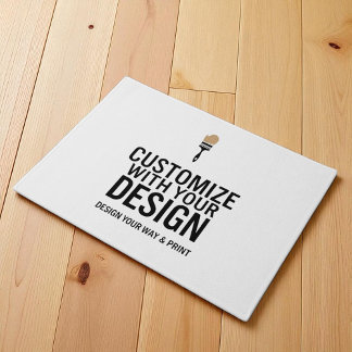 Tapis personnalisé d'entreprise minimaliste sur me