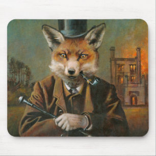 Tapis pimpant victorien vintage de souris de Fox