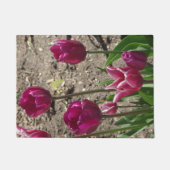 Tapis porte Tulipes pourpres (Devant)