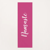 Tapis rose fait sur commande de yoga de Namasté (Devant)