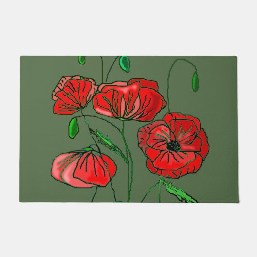 Tapis rouge - Couleurs personnalisées (Devant)