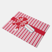 Tapis rouge de porte de la boîte de Noël (Incliné)