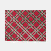 Tapis rouge de porte de Noël (Devant)