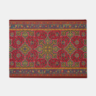 Tapis rouge et or Perse