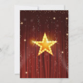 Tapis rouge Invitation de fête d'anniversaire (Dos)