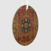 Tapis rouge or Kashan tapis Perse Asiatique (devant)