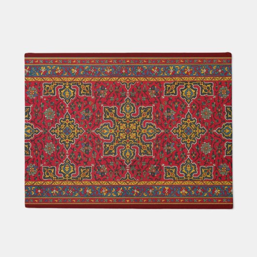 Tapis rouge & or Perse style tapis (Devant)
