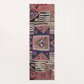 Tapis rouge oriental Killim (Dos)