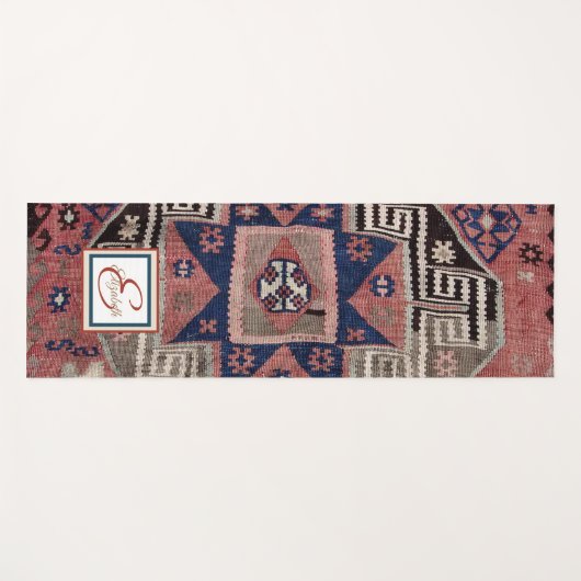 Tapis rouge oriental Killim (Devant (Horizontal))