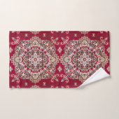 Tapis Rouge Persan Oriental Antique Vintage (Serviette à main)