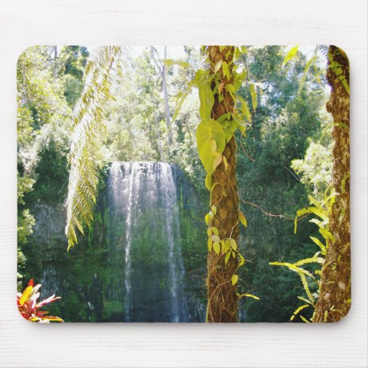 tapis tropical de souris de cascade (Devant)