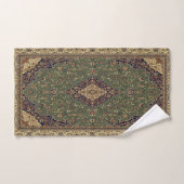 Tapis turc persan antique (Serviette à main)