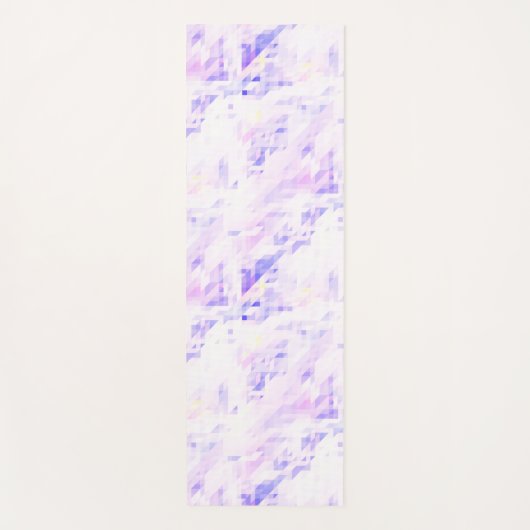 Tapis Yoga bleu rose vif. (Devant)