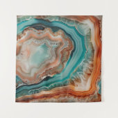 Tapisserie 3 D Agate Art (Devant (Horizontal))