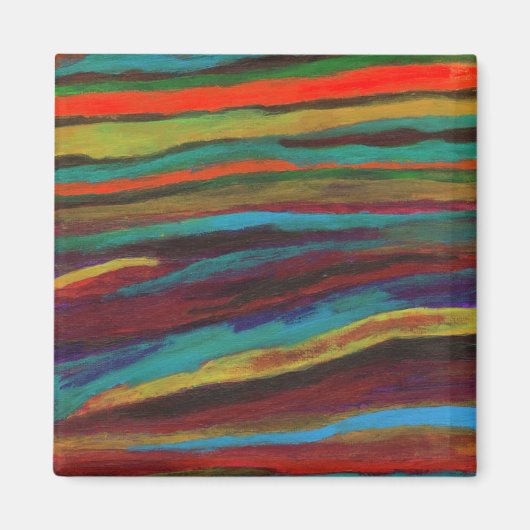 Tapisserie #3 Magnet d'art Abstrait (Devant)