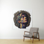 Tapisserie 57" x 57" (En situation)
