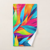 Tapisserie à feuilles tropicales (Serviette à main)