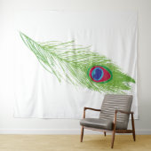 Tapisserie à plumes noires (En situation (horizontale))