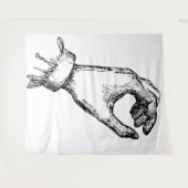 Tapisserie A Reaching Hand (Devant (Horizontal))