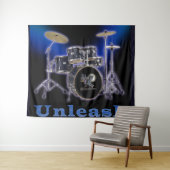 Tapisserie à tambour (En situation (horizontale))