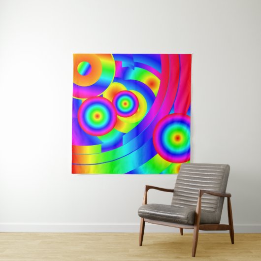 Tapisserie Abstraite (En situation (horizontale))